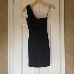 Guess Black One Shoulder Dress